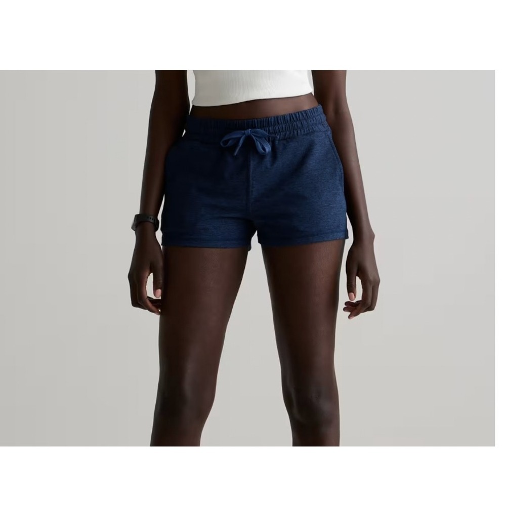 Quince Flowknit Performance Shorts Heather Navy XL